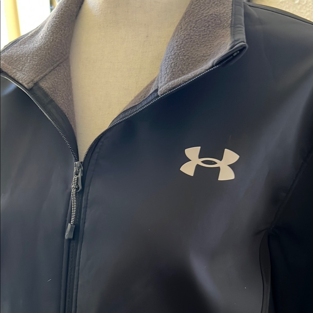 Under Armour Black Utility Jacket with Performance Fabric - Picture 3 of 7